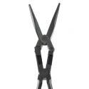 Facom Long Half-Round Nose Plier Serrated Jaw 81mm, Ergonomic Handle, 340mm Overall Length 185.34L