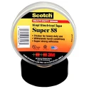 3M 3M™ Super 88 Black Polyvinyl Chloride Electrical Insulation Tape 50mm x 33m Super 88 50mm x 33 m
