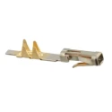 TE Connectivity FFC Series Female Crimp Terminal 2A Current Gold Plated Phosphor Bronze Contact 12.01mm Length 1-487117-1