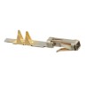 TE Connectivity FFC Series Female Crimp Terminal 2A Current Gold Plated Phosphor Bronze Contact 12.01mm Length 1-487117-1