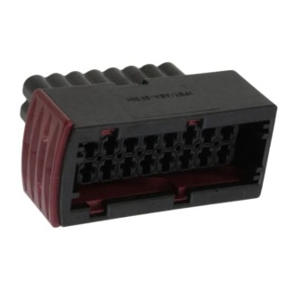 TE Connectivity Junior Power Timer Automotive Connector Female Black 16 Way Crimp Termination 1-967242-1