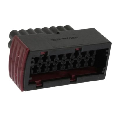 TE Connectivity Junior Power Timer Automotive Connector Female Black 16 Way Crimp Termination 1-967242-1