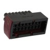 TE Connectivity Junior Power Timer Automotive Connector Female Black 16 Way Crimp Termination 1-967242-1