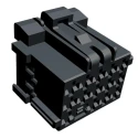 TE Connectivity Junior Power Timer Automotive Connector Female Black Plug-in 14 Way Crimp Termination 1355206-1