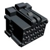 TE Connectivity Junior Power Timer Automotive Connector Female Black Plug-in 14 Way Crimp Termination 1355206-1