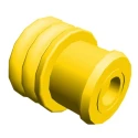 TE Connectivity MCP Automotive Connector Seal Wire Seal Plug-In Male Silicone Yellow 8.2x8.2x8.5mm 963245-1