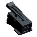 TE Connectivity Junior Power Timer Automotive Connector Female Black 4 Way Crimp Termination 929504-1
