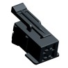 TE Connectivity Junior Power Timer Automotive Connector Female Black 4 Way Crimp Termination 929504-1