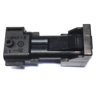 TE Connectivity Junior Power Timer Automotive Male Connector Black Panel Mount 2 Way Crimp 1-965421-1