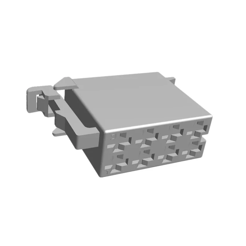 TE Connectivity Junior Timer Automotive Connector Female Grey Plug-in 8 Way Crimp Termination 962189-1