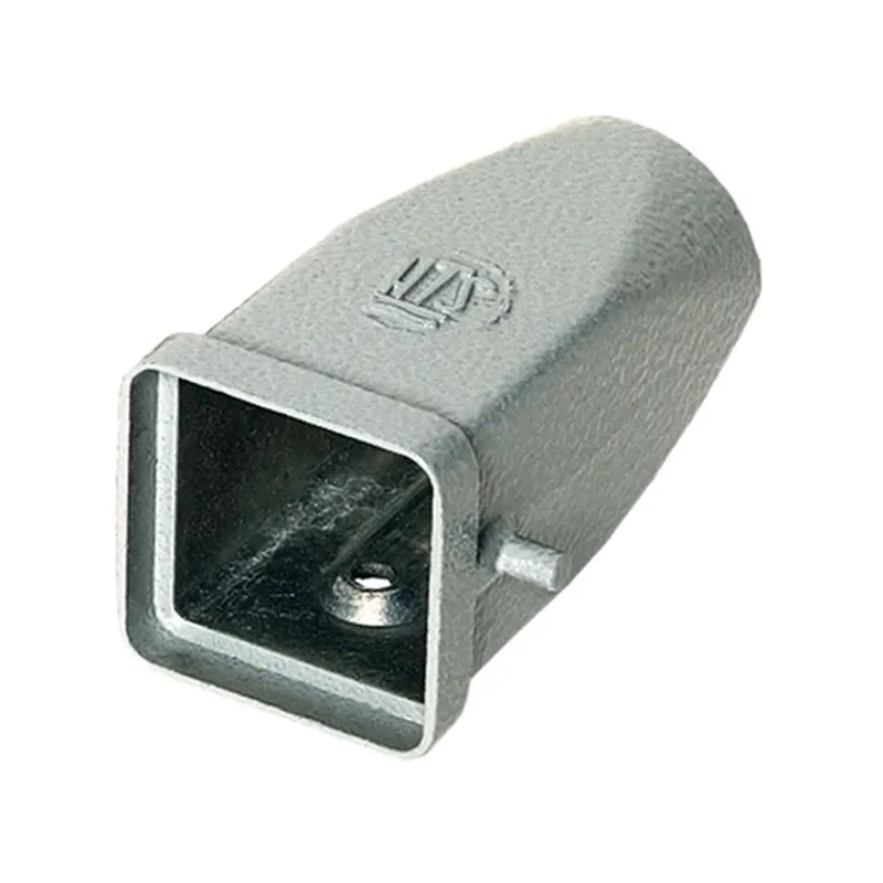 TE Connectivity HA Range Heavy Duty Power Connector Hood Panel Mount Die Cast Zinc Body IP65 1-1102101-7