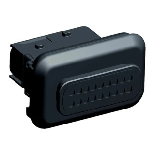 TE Connectivity HDSCS Automotive Connector Male Black Plug-in 18 Way Crimp Termination 40A 1-1564526-1
