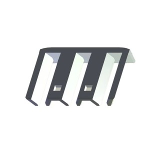 TE Connectivity MQS Glass Filled Polyamide Male 94 Way TPA Lock for Automotive Connector 1-1355135-1