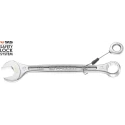 Facom Combination Spanner Height Safe 17 mm, 202 mm Overall Length Satin Chrome Finish 12 Point 15° Offset 440.17SLS