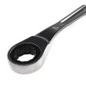 Facom Combination Ratchet Spanner Satin Chrome Height Safe 24 mm Size 321 mm Overall Length 467.24SLS