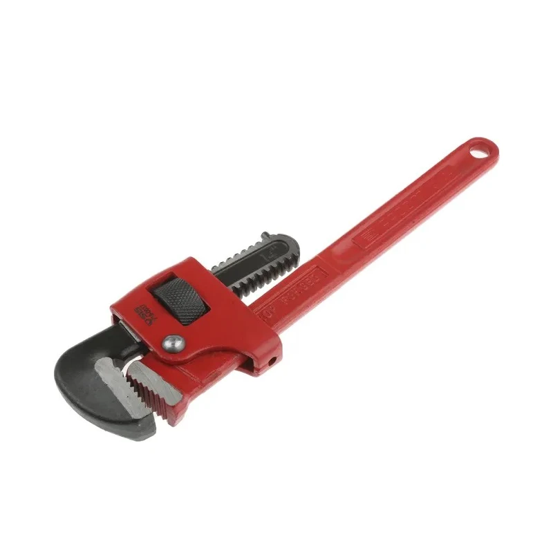 Facom 49 mm Jaw Capacity Pipe Wrench with 350 mm Overall Length, Chrome Finish Metal Handle 131A.14SLS
