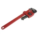 Facom 49 mm Jaw Capacity Pipe Wrench with 350 mm Overall Length, Chrome Finish Metal Handle 131A.14SLS