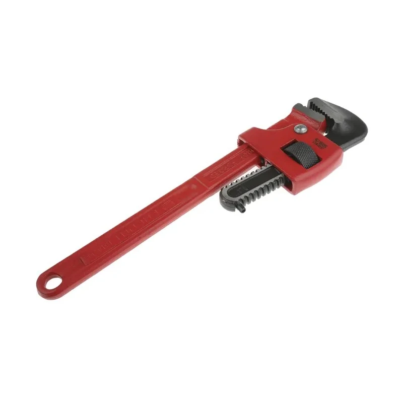 Facom 49 mm Jaw Capacity Pipe Wrench with 350 mm Overall Length, Chrome Finish Metal Handle 131A.14SLS