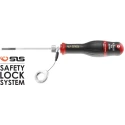 Facom Slotted Screwdriver Standard, 100 mm Blade Length, 203 mm Overall Length, Insulated Bi-Material Handle AN3.5X100SLS