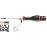 Facom Slotted Screwdriver Standard, 100 mm Blade Length, 203 mm Overall Length, Insulated Bi-Material Handle AN3.5X100SLS