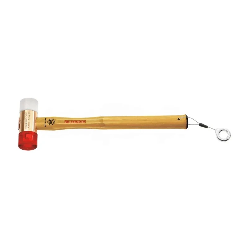 Facom Mallet Replaceable Face Aluminium Head 0.375 kg Wood Handle 207A.40CBSLS