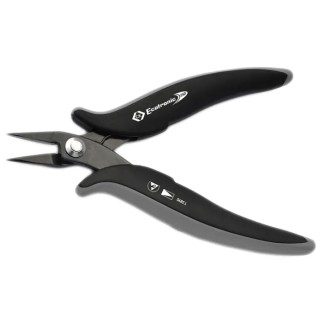 CK 1-Piece Round Nose Plier, 145mm Overall Length, 31mm Jaw, ESD Safe, Black Oxide Finish T3890