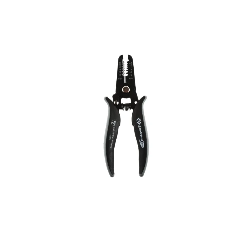 CK Wire Dual Component Wire Stripper 0.8 to 2.6 mm Stripping Range, 168mm Overall Length T3895