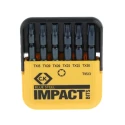CK Torx Impact Bit Set Steel 6 Pieces with Torx Drive T4513