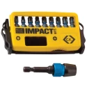 CK Mixed Bit Set, Pozidriv and Phillips Screwdriver Impact Bit Set, 10 Pieces T4510