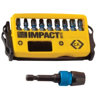 CK Mixed Bit Set, Pozidriv and Phillips Screwdriver Impact Bit Set, 10 Pieces T4510