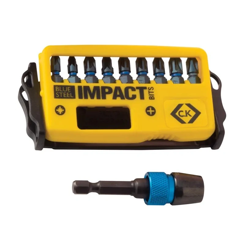 CK Mixed Bit Set, Pozidriv and Phillips Screwdriver Impact Bit Set, 10 Pieces T4510