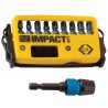 CK Mixed Bit Set, Pozidriv and Phillips Screwdriver Impact Bit Set, 10 Pieces T4510