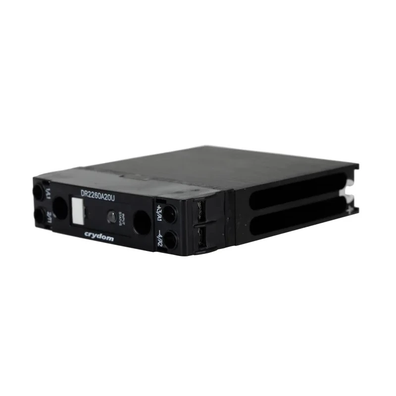 Crydom DR22 Series Solid State Relay, 20 A Load, DIN Rail Mount, 600 Vrms Load, 280V ac/dc Control DR22