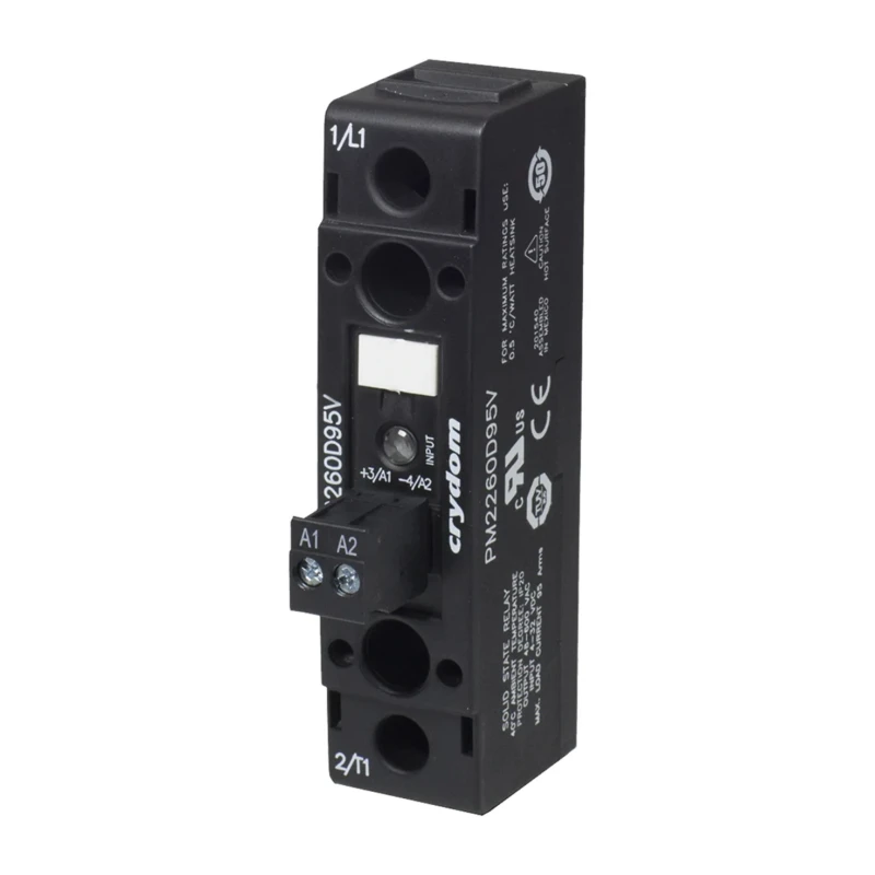 Crydom Solid State Relay, 95 A Load, DIN Rail Mount, 600 Vrms Load, 32V DC Control PM2260D95V