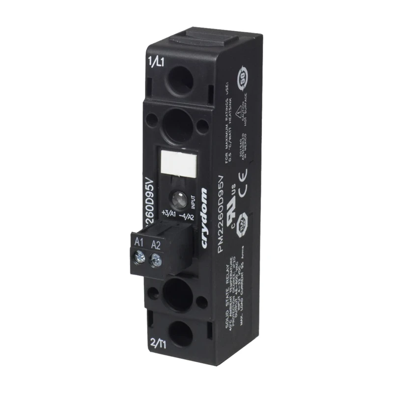 Crydom Solid State Relay 50 A Load DIN Rail Mount 600 Vrms Load 32V dc Control PM2260D50V