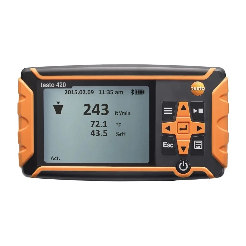 Testo Volume Flow Hood for Use with Testo 420 Series 0563 4200 Bluetooth-Enabled Environmental Measurement Accessory