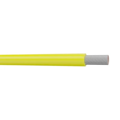 AXINDUS KY Series Yellow 0.6 mm² Single Core Hook Up Wire, 20 AWG, 19 x 0.2 mm Strands, 200 m Length, Polyvinyl KY3006J