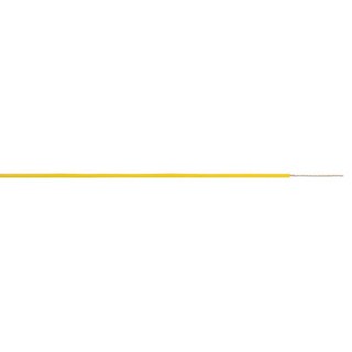 AXINDUS KZ Series Yellow 0.22 mm² 24 AWG Hook Up Wire, 7 x 0.2 mm Strands, Silver Plated Copper Conductor, 250 m KZ0505J