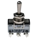 APEM Toggle Switch Panel Mount On-Off-On SPDT 400 V ac Screw Terminal 10A 637H
