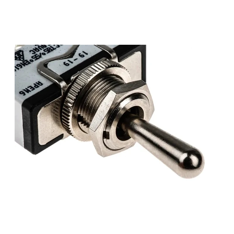 APEM Toggle Switch Panel Mount On-Off-On SPDT 400 V ac Screw Terminal 10A 637H