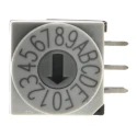 Hartmann Slot Rotary Coded DIP Switch Through Hole Angular 2.54mm Pitch 42 V max P65THR103L254
