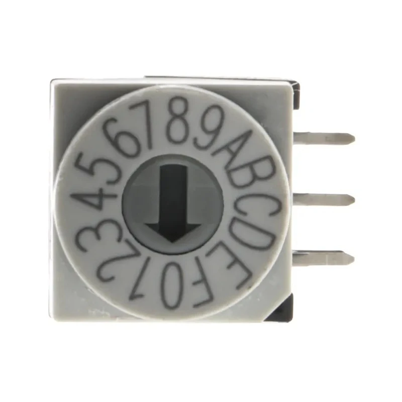 Hartmann Slot Rotary Coded DIP Switch Through Hole Angular 2.54mm Pitch 42 V max P65THR103L254