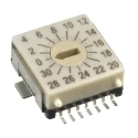 Hartmann Slot Rotary Coded DIP Switch Surface Mount up to 24 V P56SMT163TR