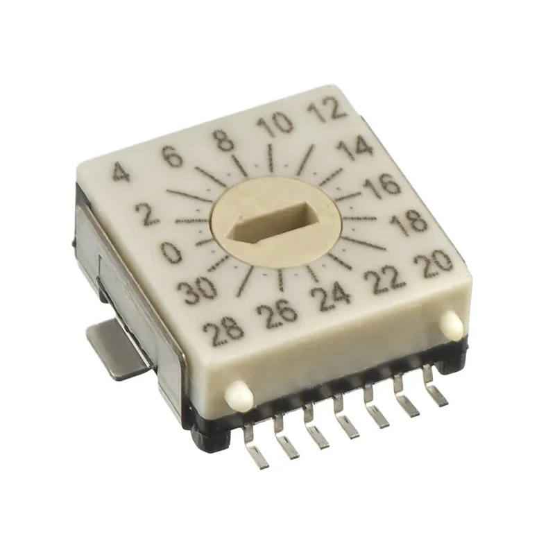 Hartmann Slot Rotary Coded DIP Switch Surface Mount up to 24 V P56SMT163TR