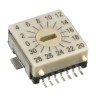 Hartmann Slot Rotary Coded DIP Switch Surface Mount up to 24 V P56SMT163TR