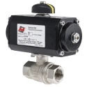 RS PRO Ball type Pneumatic Actuated Valve 10 bar, Spring Return, 80°C Maximum Operating Temperature 910-8513