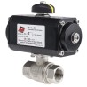 RS PRO Ball type Pneumatic Actuated Valve 10 bar, Spring Return, 80°C Maximum Operating Temperature 910-8513