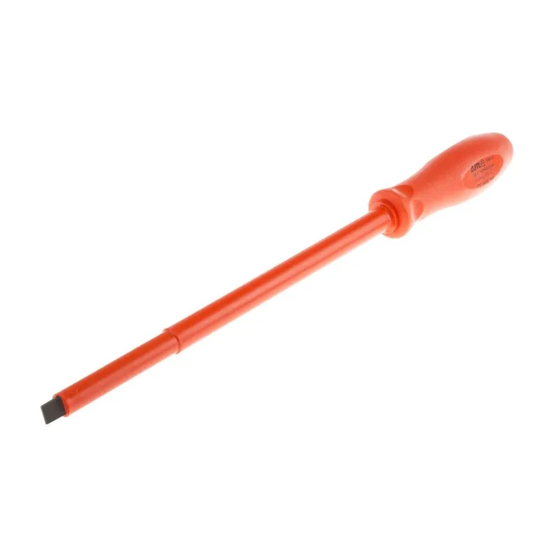 ITL Insulated Tools Ltd Insulated Screwdriver, 254 mm Blade with Nylon 11 Handle, VDE/1000V Approved, 368 mm 911-1128