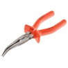 ITL Insulated Tools Ltd Long Nose Combination Plier Bent Nose, 210mm Overall, Chrome Vanadium Steel, VDE/1000V 911-1051