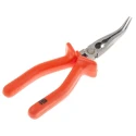 ITL Insulated Tools Ltd Long Nose Combination Plier Bent Nose, 210mm Overall, Chrome Vanadium Steel, VDE/1000V 911-1051